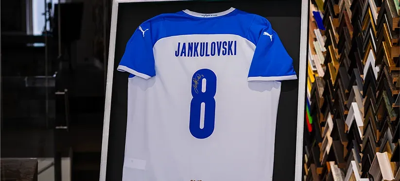 Rámování dresů